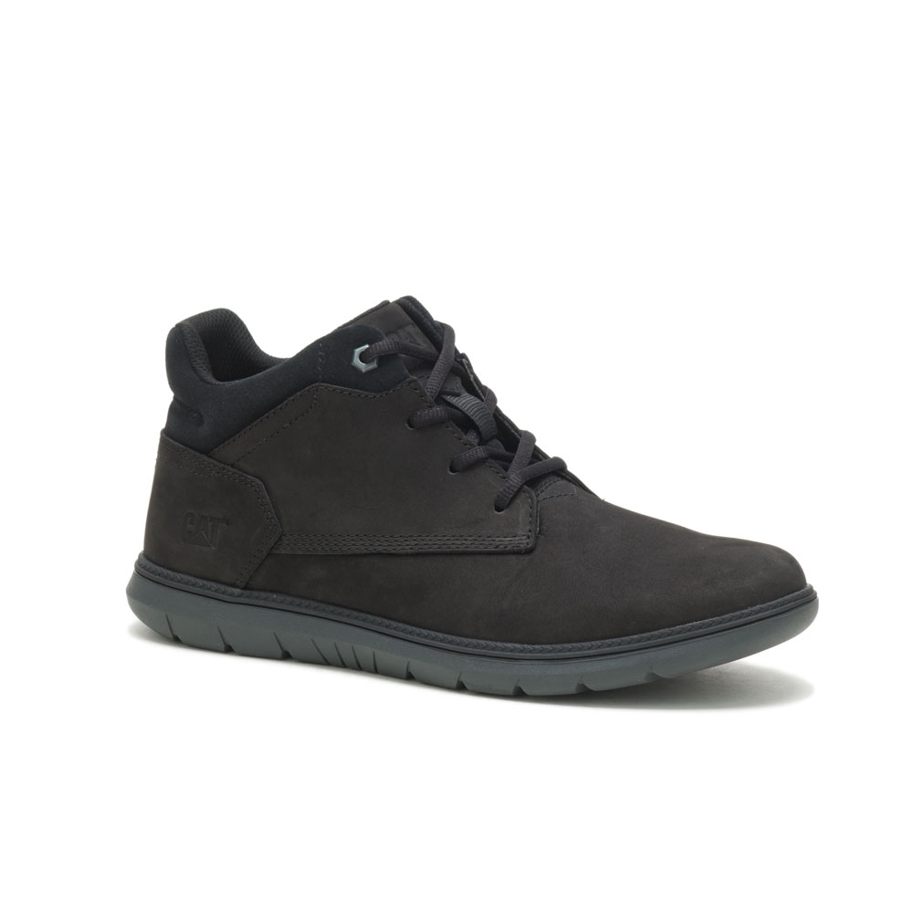 Caterpillar Shoes Lahore - Caterpillar Roamer Mid 2.0 Mens Sneakers Black (859407-KUS)